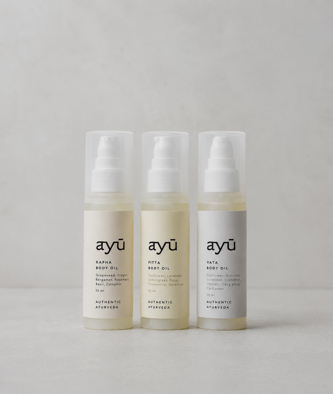 3 for 2 - olie 50 ml.