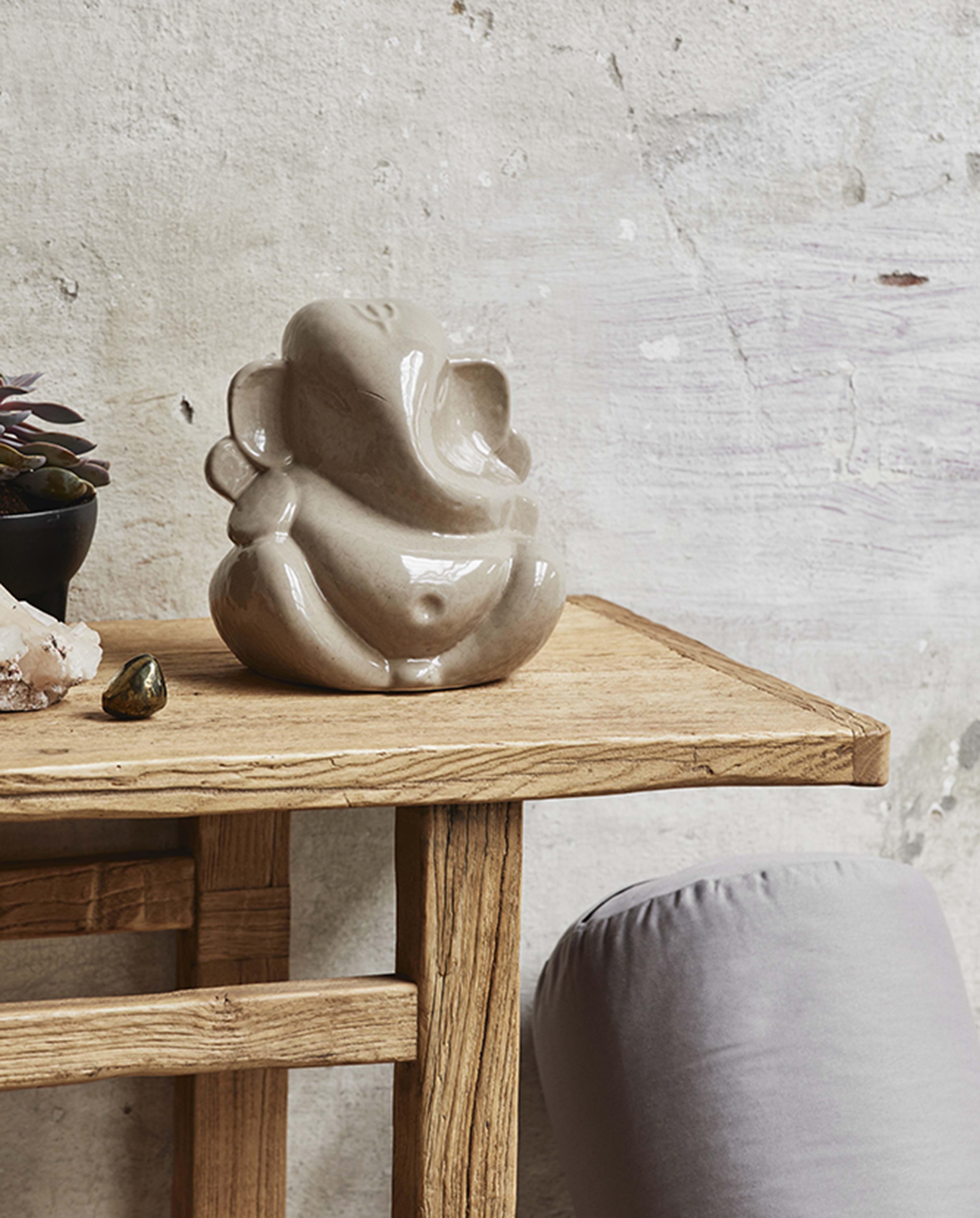 Ganesha Figur i Keramik