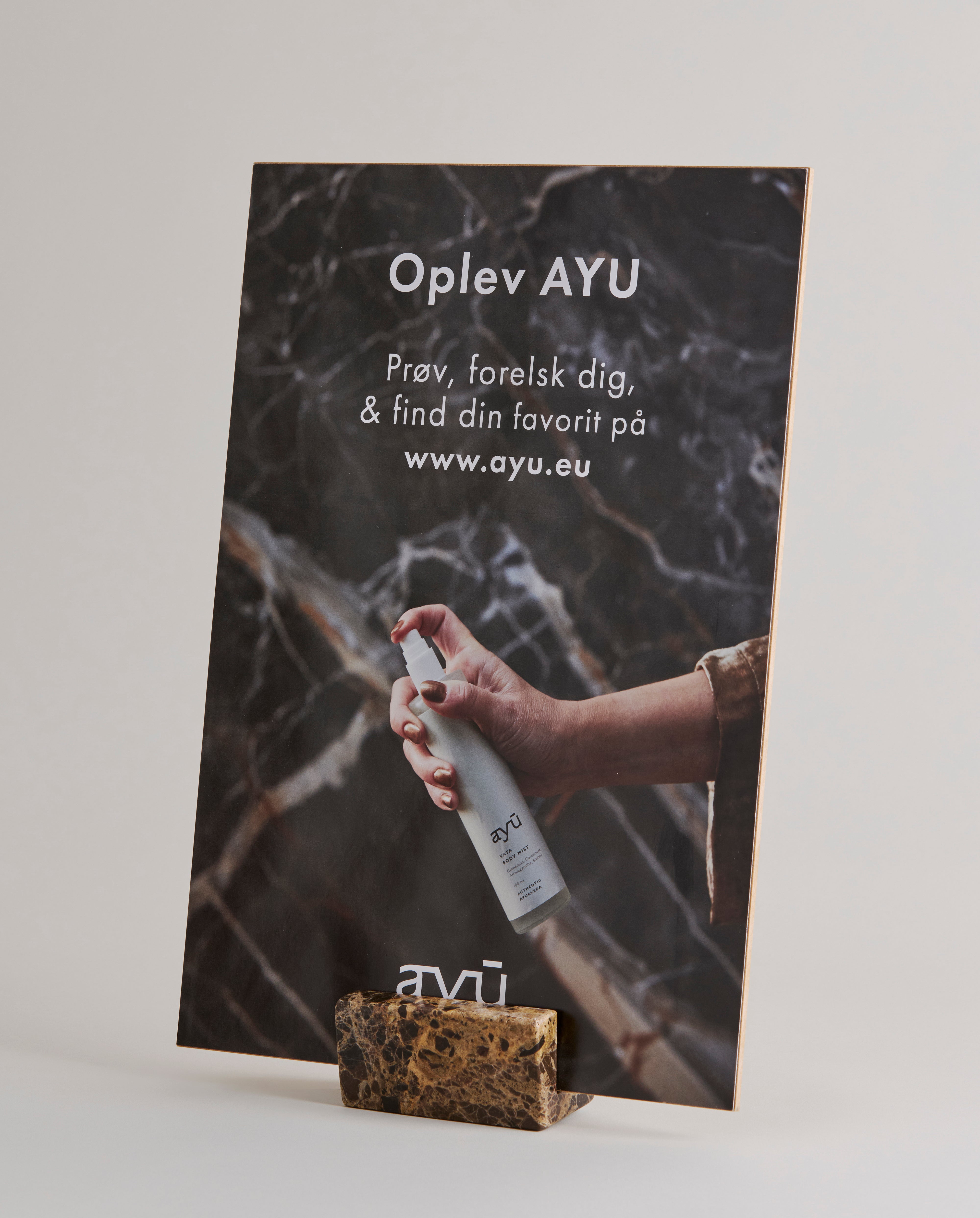 Sign Holder i Marmor