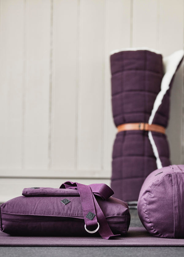 Yin Yogamåtte - Burgundy